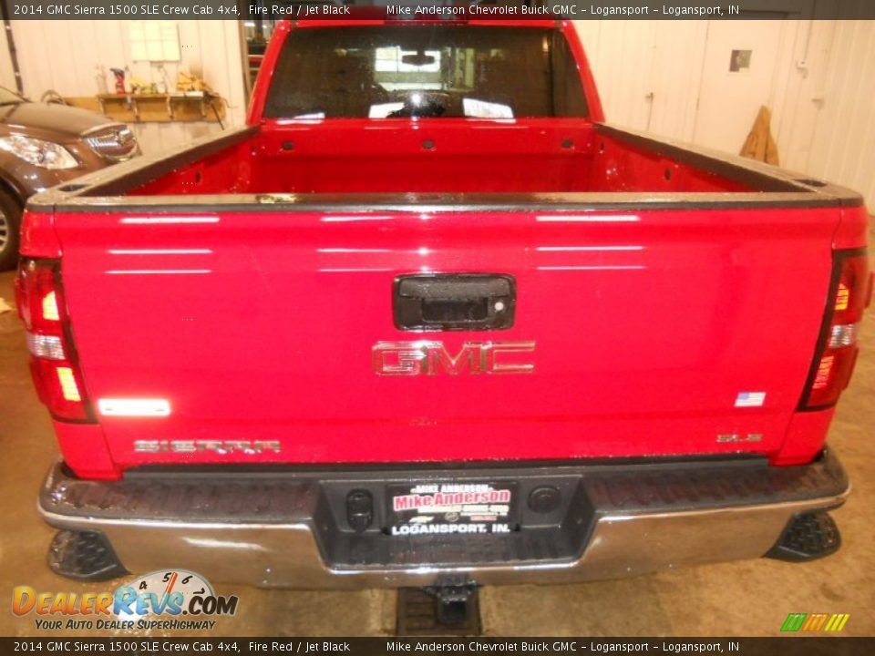 2014 GMC Sierra 1500 SLE Crew Cab 4x4 Fire Red / Jet Black Photo #3