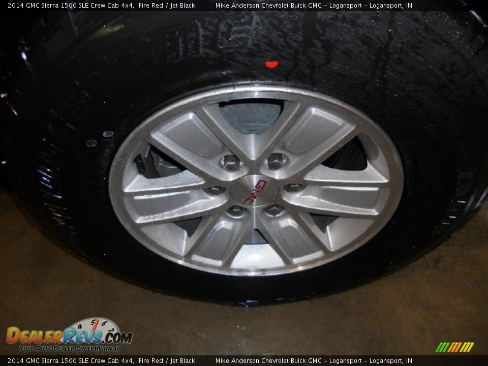 2014 GMC Sierra 1500 SLE Crew Cab 4x4 Fire Red / Jet Black Photo #5