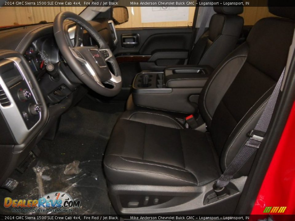 2014 GMC Sierra 1500 SLE Crew Cab 4x4 Fire Red / Jet Black Photo #6