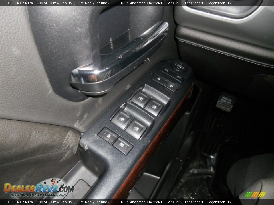 2014 GMC Sierra 1500 SLE Crew Cab 4x4 Fire Red / Jet Black Photo #10