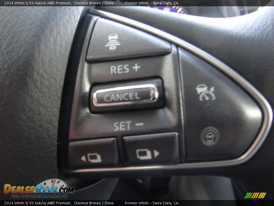Controls of 2014 Infiniti Q 50 Hybrid AWD Premium Photo #15
