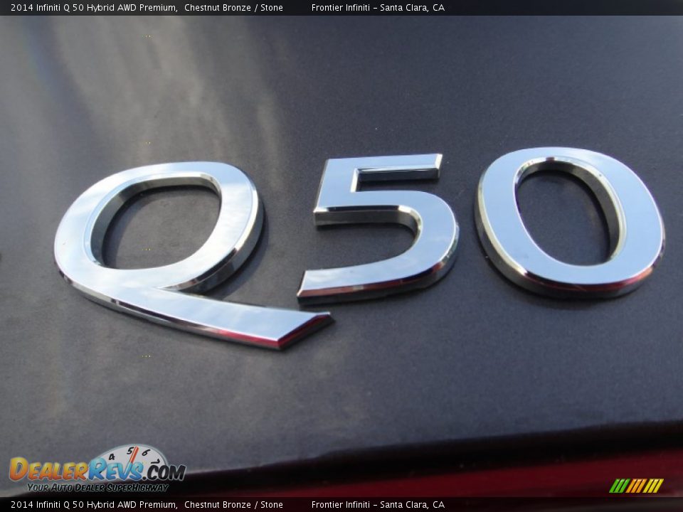 2014 Infiniti Q 50 Hybrid AWD Premium Chestnut Bronze / Stone Photo #23