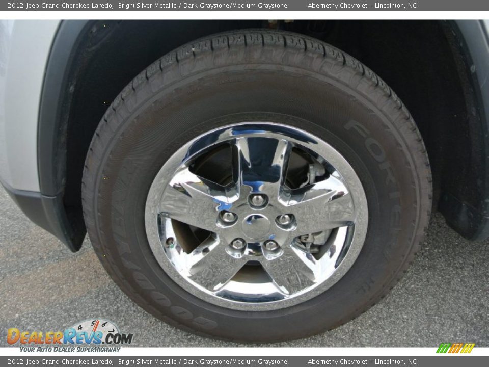 2012 Jeep Grand Cherokee Laredo Bright Silver Metallic / Dark Graystone/Medium Graystone Photo #25