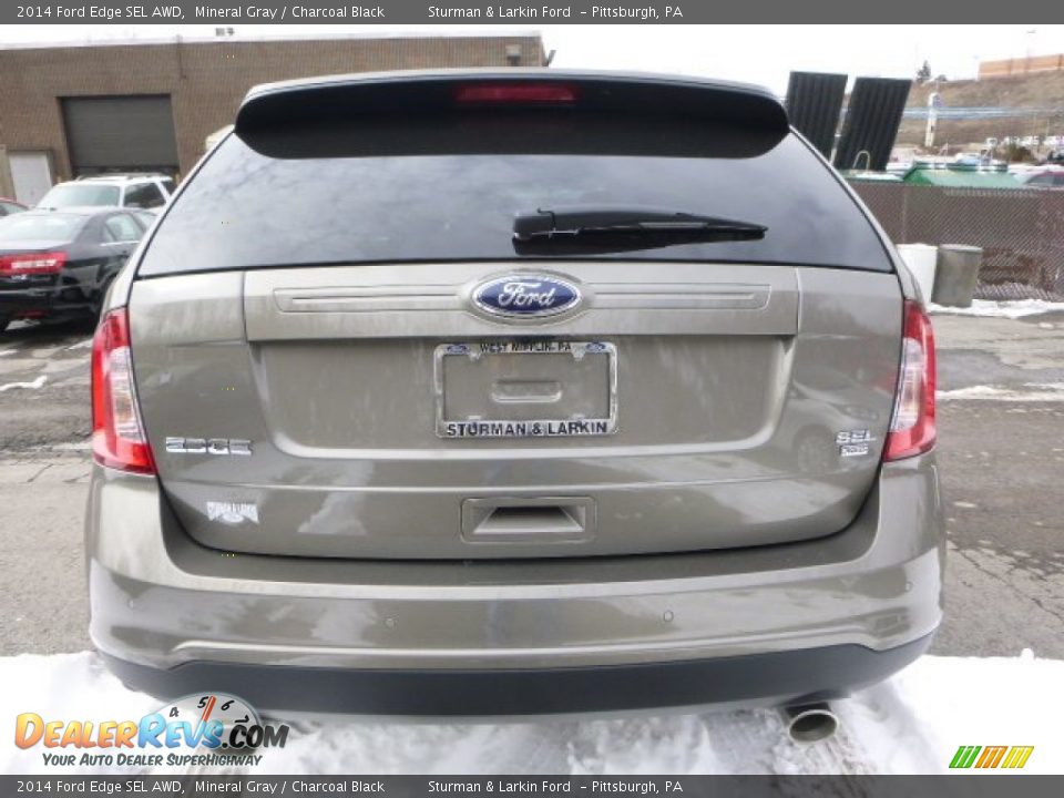2014 Ford Edge SEL AWD Mineral Gray / Charcoal Black Photo #3