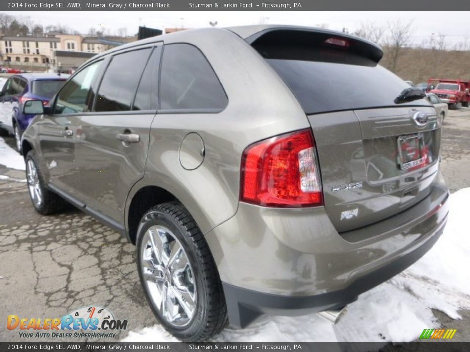 2014 Ford Edge SEL AWD Mineral Gray / Charcoal Black Photo #4
