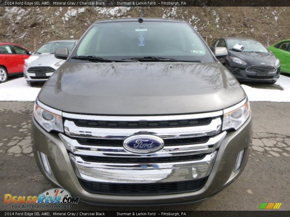 2014 Ford Edge SEL AWD Mineral Gray / Charcoal Black Photo #6