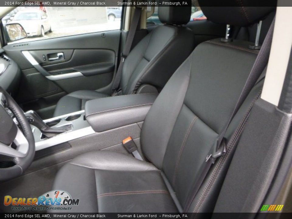 Front Seat of 2014 Ford Edge SEL AWD Photo #8