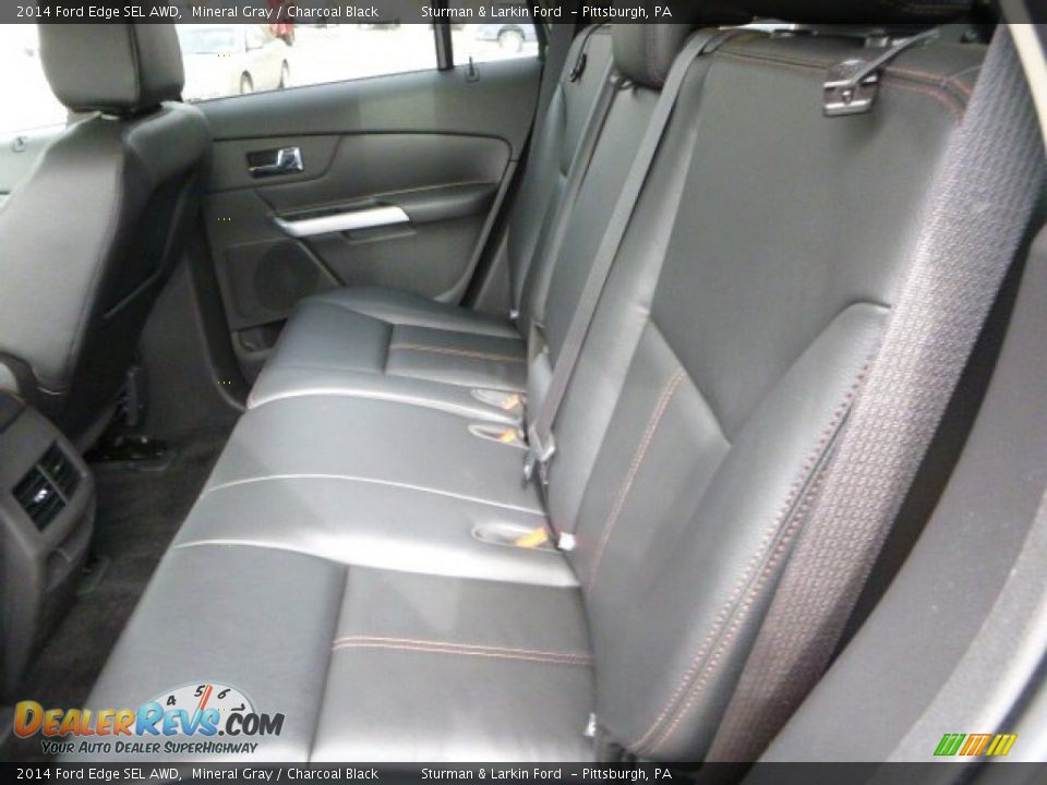 Rear Seat of 2014 Ford Edge SEL AWD Photo #9