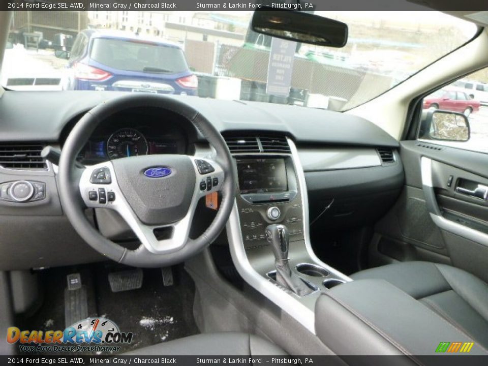 2014 Ford Edge SEL AWD Mineral Gray / Charcoal Black Photo #10