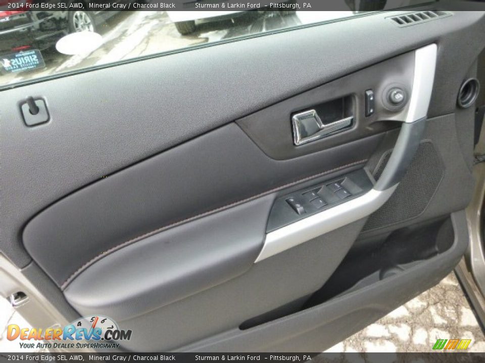 2014 Ford Edge SEL AWD Mineral Gray / Charcoal Black Photo #11
