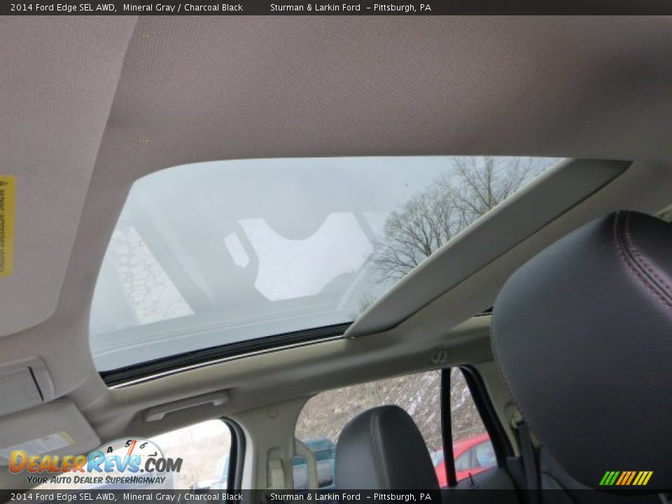 2014 Ford Edge SEL AWD Mineral Gray / Charcoal Black Photo #12