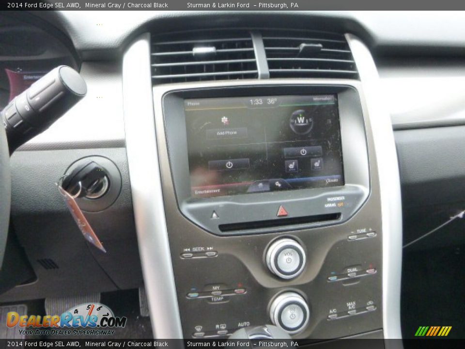 2014 Ford Edge SEL AWD Mineral Gray / Charcoal Black Photo #13