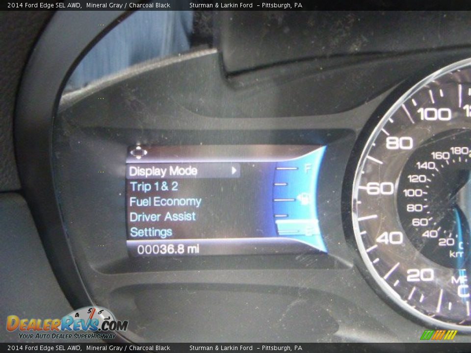 2014 Ford Edge SEL AWD Mineral Gray / Charcoal Black Photo #15