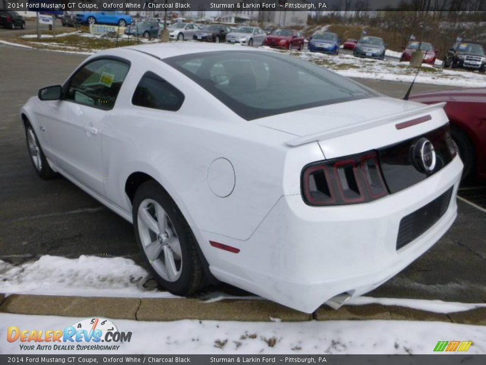 2014 Ford Mustang GT Coupe Oxford White / Charcoal Black Photo #4