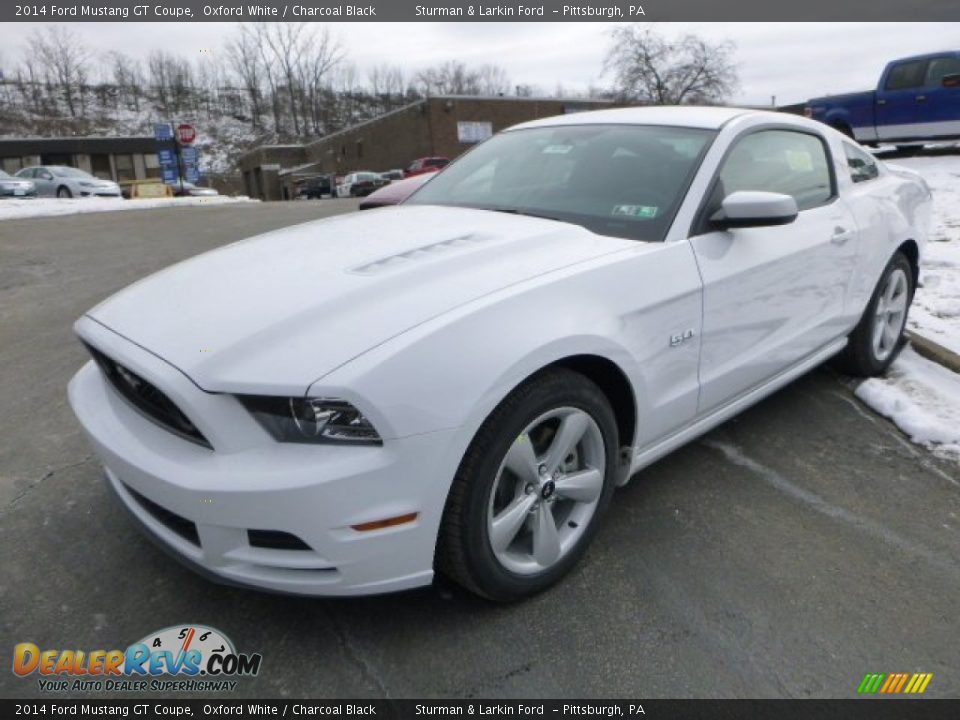 2014 Ford Mustang GT Coupe Oxford White / Charcoal Black Photo #5