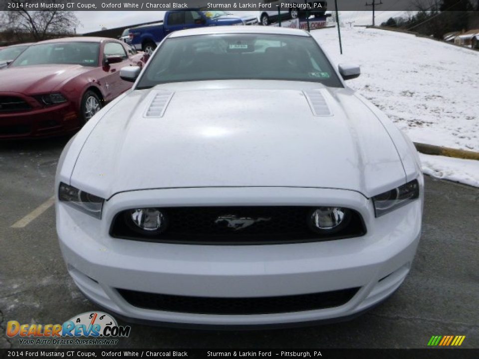 2014 Ford Mustang GT Coupe Oxford White / Charcoal Black Photo #6
