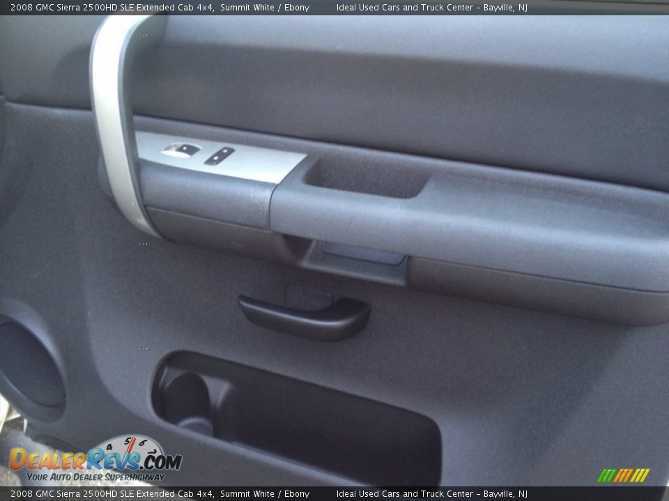 2008 GMC Sierra 2500HD SLE Extended Cab 4x4 Summit White / Ebony Photo #5