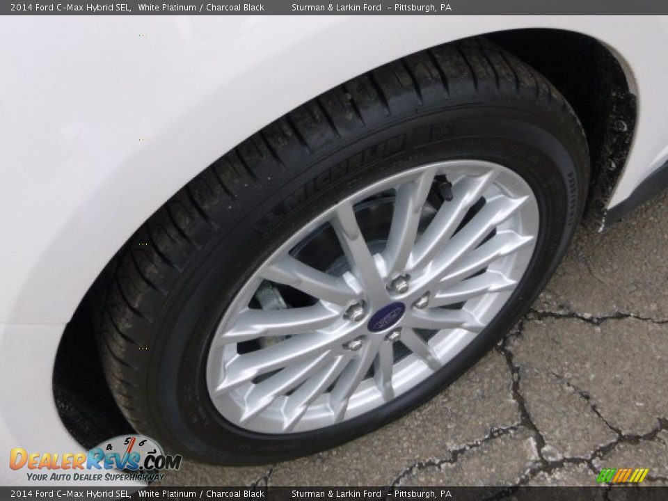 2014 Ford C-Max Hybrid SEL White Platinum / Charcoal Black Photo #7