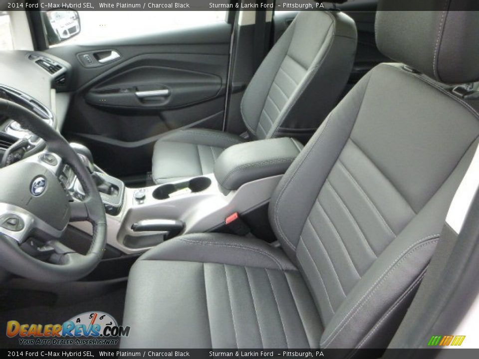 2014 Ford C-Max Hybrid SEL White Platinum / Charcoal Black Photo #8