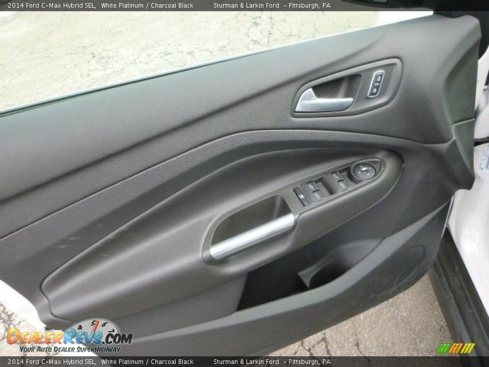 2014 Ford C-Max Hybrid SEL White Platinum / Charcoal Black Photo #11