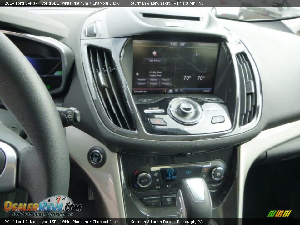 2014 Ford C-Max Hybrid SEL White Platinum / Charcoal Black Photo #13