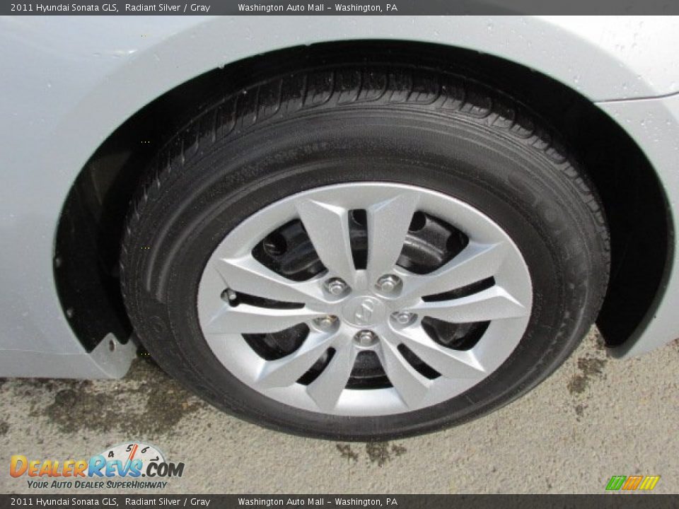 2011 Hyundai Sonata GLS Radiant Silver / Gray Photo #3