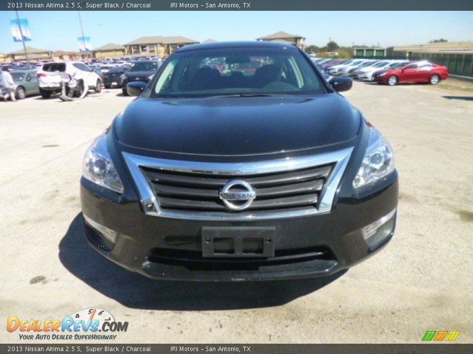 2013 Nissan Altima 2.5 S Super Black / Charcoal Photo #2