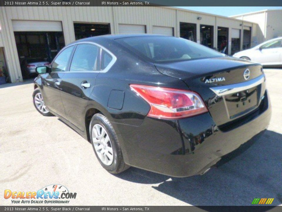 2013 Nissan Altima 2.5 S Super Black / Charcoal Photo #6