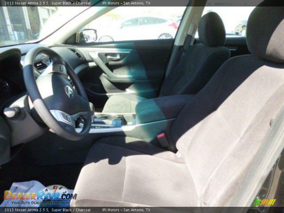 2013 Nissan Altima 2.5 S Super Black / Charcoal Photo #7