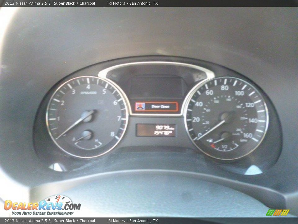 2013 Nissan Altima 2.5 S Super Black / Charcoal Photo #17
