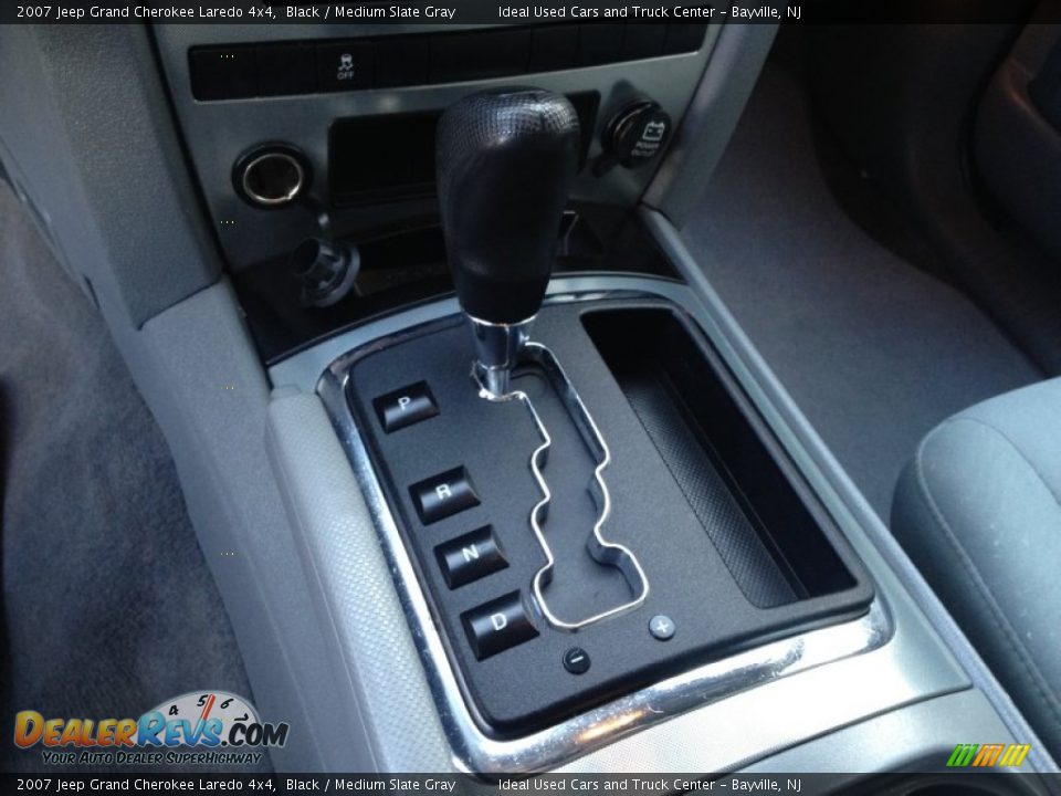 2007 Jeep Grand Cherokee Laredo 4x4 Black / Medium Slate Gray Photo #27