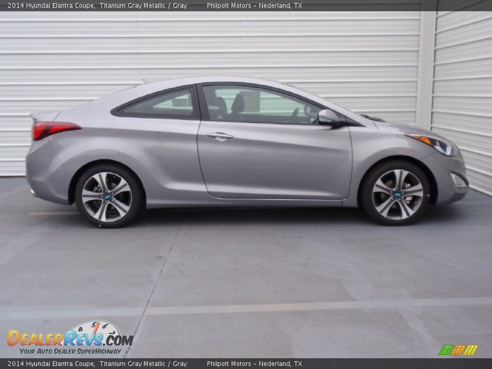 Titanium Gray Metallic 2014 Hyundai Elantra Coupe  Photo #3