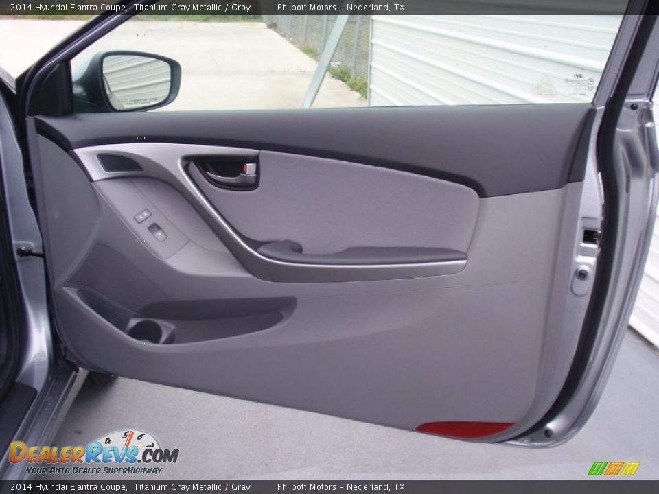 Door Panel of 2014 Hyundai Elantra Coupe  Photo #16