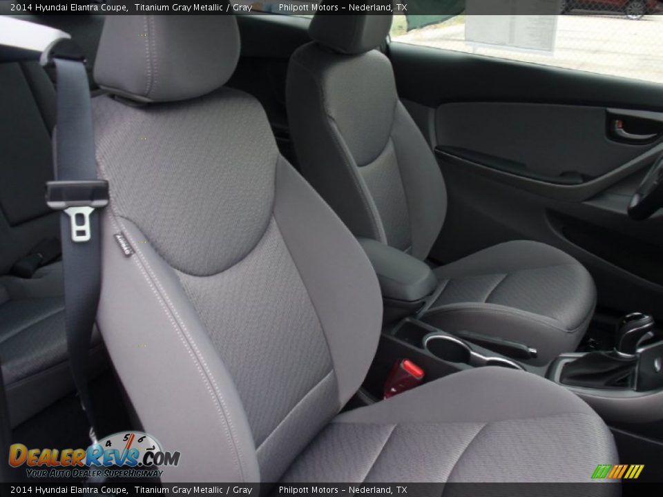 Front Seat of 2014 Hyundai Elantra Coupe  Photo #18