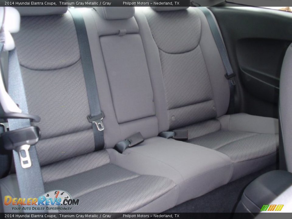 Rear Seat of 2014 Hyundai Elantra Coupe  Photo #19
