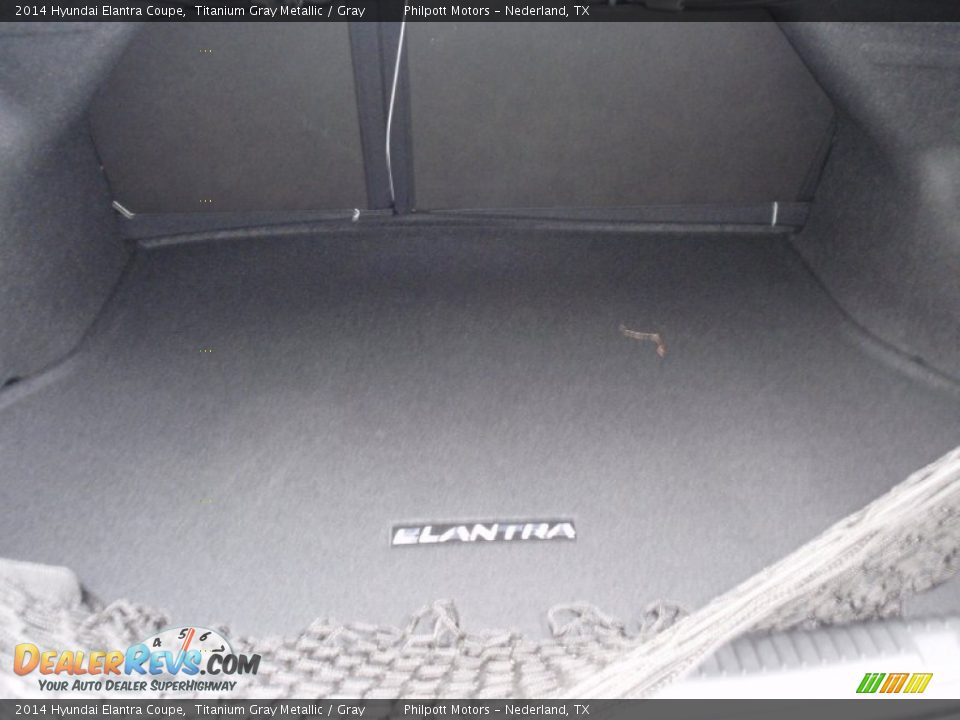 2014 Hyundai Elantra Coupe Titanium Gray Metallic / Gray Photo #20