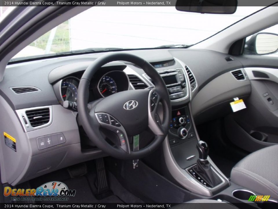Dashboard of 2014 Hyundai Elantra Coupe  Photo #23