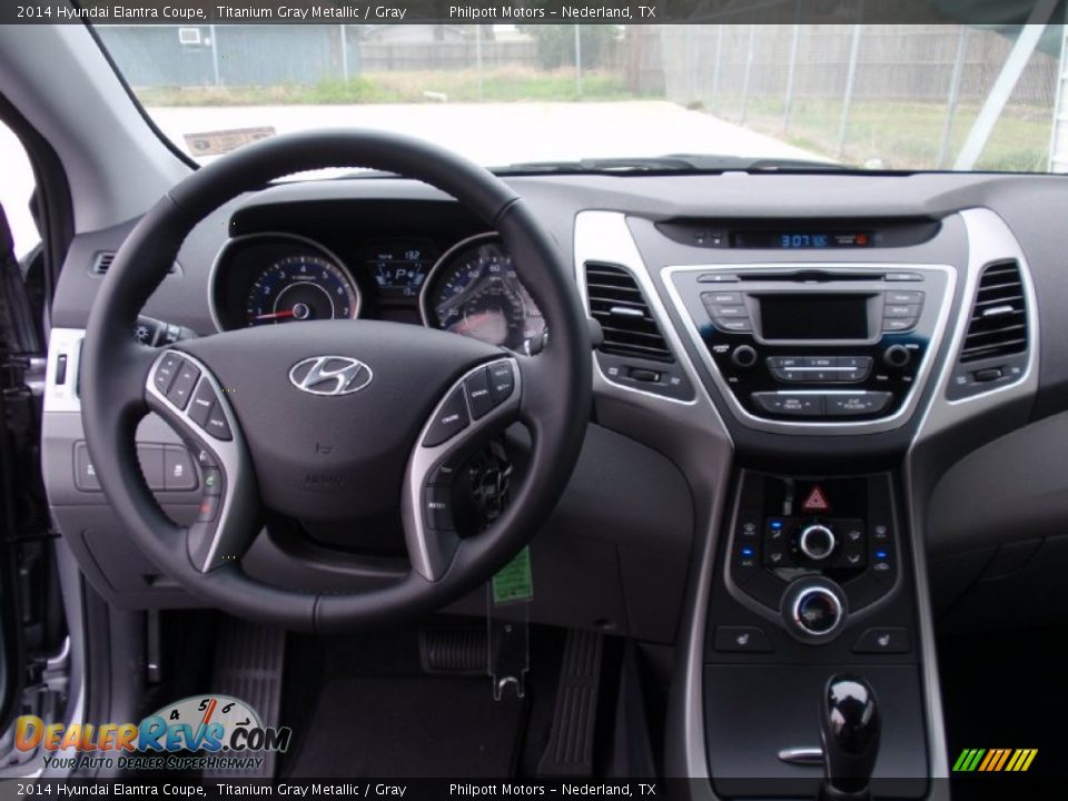 Dashboard of 2014 Hyundai Elantra Coupe  Photo #26