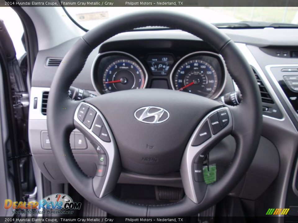 2014 Hyundai Elantra Coupe  Steering Wheel Photo #28