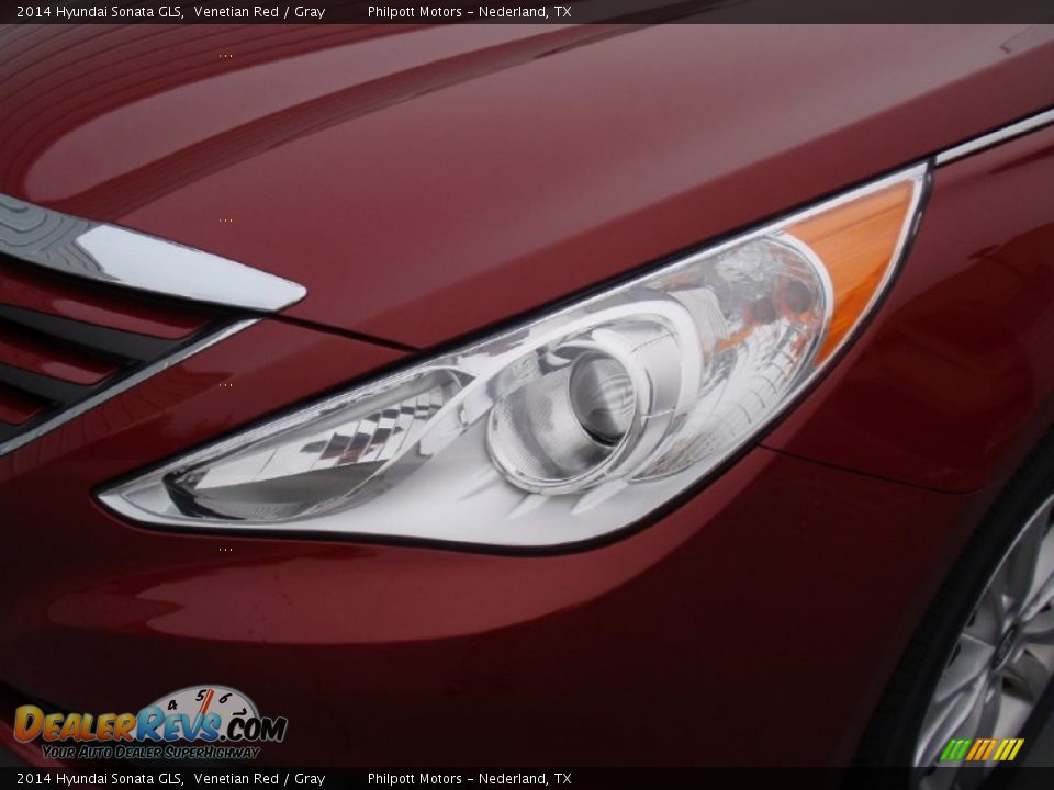 2014 Hyundai Sonata GLS Venetian Red / Gray Photo #9