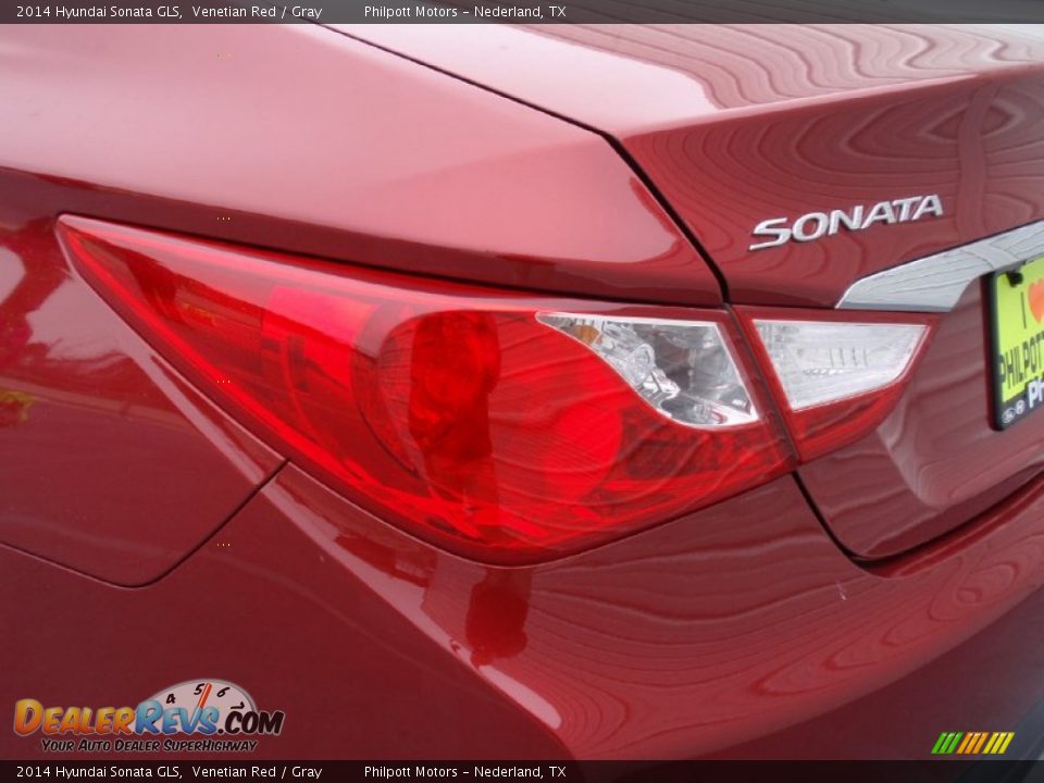 2014 Hyundai Sonata GLS Venetian Red / Gray Photo #12