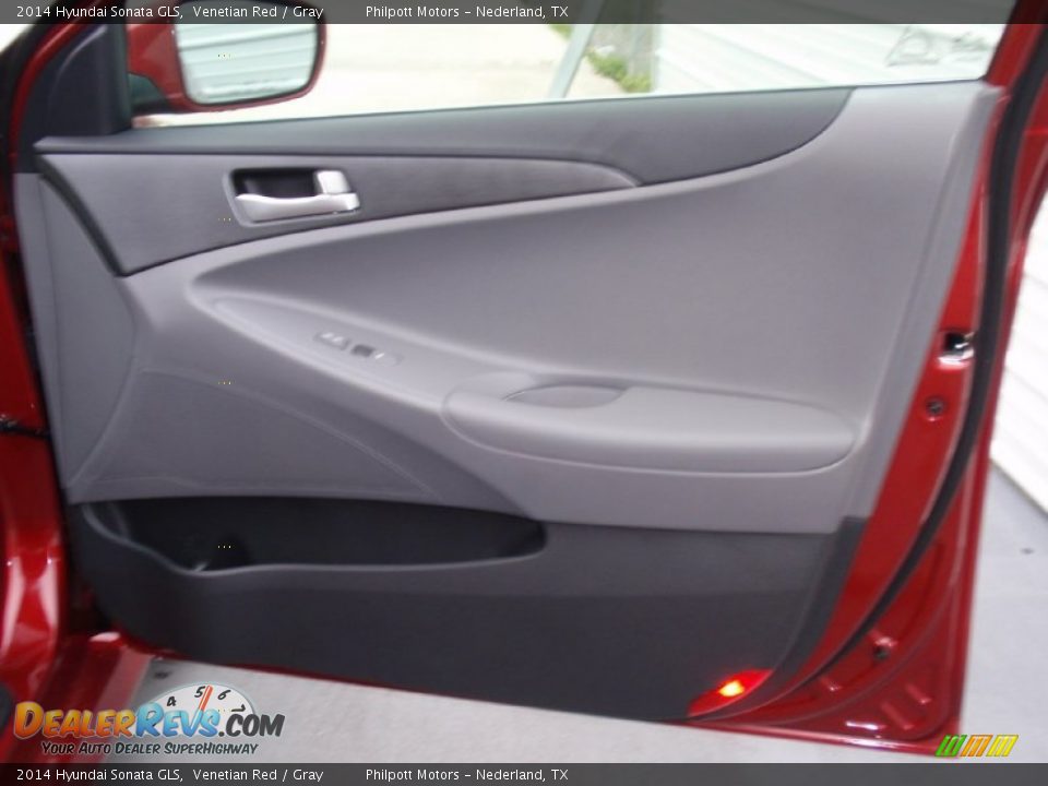 2014 Hyundai Sonata GLS Venetian Red / Gray Photo #15