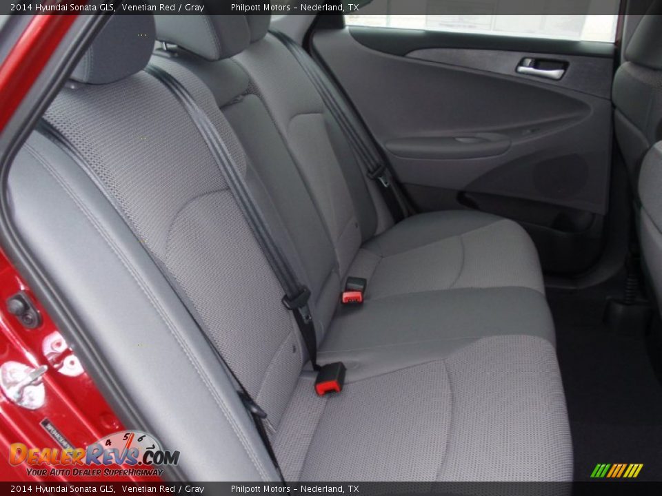 2014 Hyundai Sonata GLS Venetian Red / Gray Photo #19