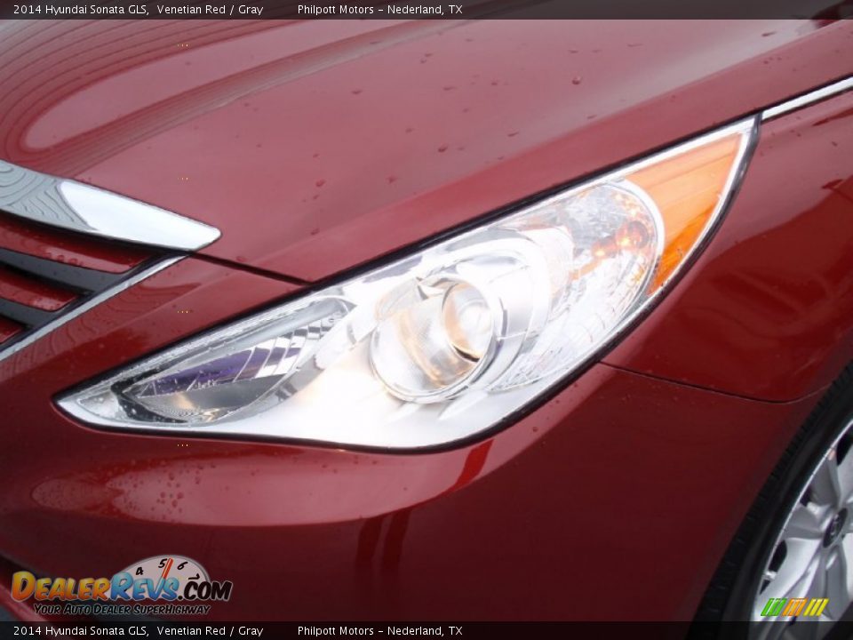 2014 Hyundai Sonata GLS Venetian Red / Gray Photo #9