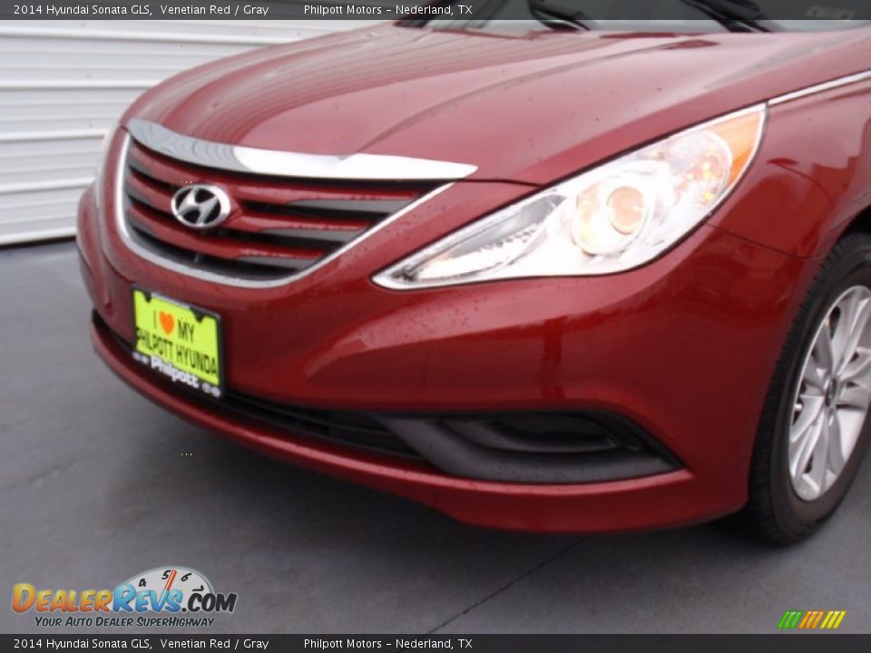 2014 Hyundai Sonata GLS Venetian Red / Gray Photo #10