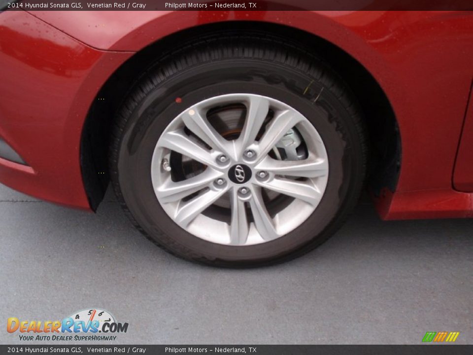 2014 Hyundai Sonata GLS Venetian Red / Gray Photo #11