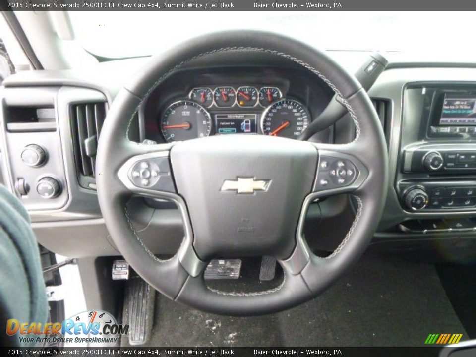 2015 Chevrolet Silverado 2500HD LT Crew Cab 4x4 Steering Wheel Photo #18