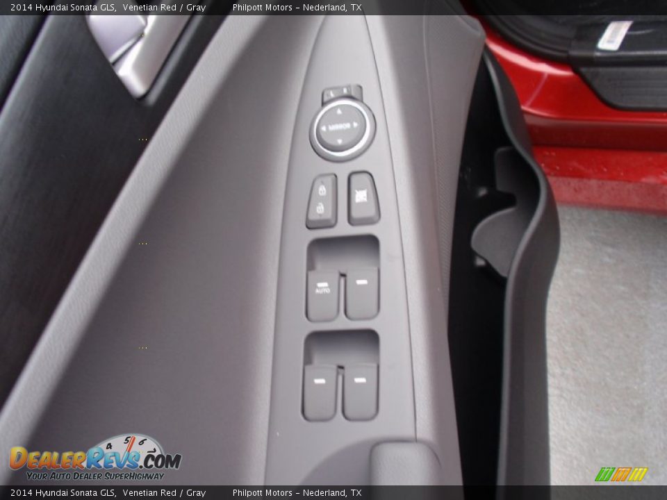 2014 Hyundai Sonata GLS Venetian Red / Gray Photo #23