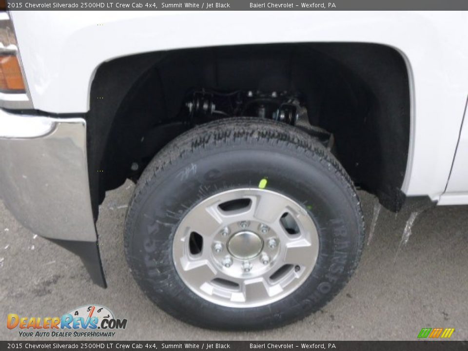 2015 Chevrolet Silverado 2500HD LT Crew Cab 4x4 Summit White / Jet Black Photo #9