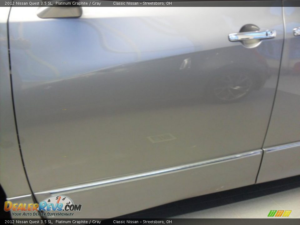 2012 Nissan Quest 3.5 SL Platinum Graphite / Gray Photo #7